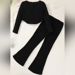 Kids Black Matching Set